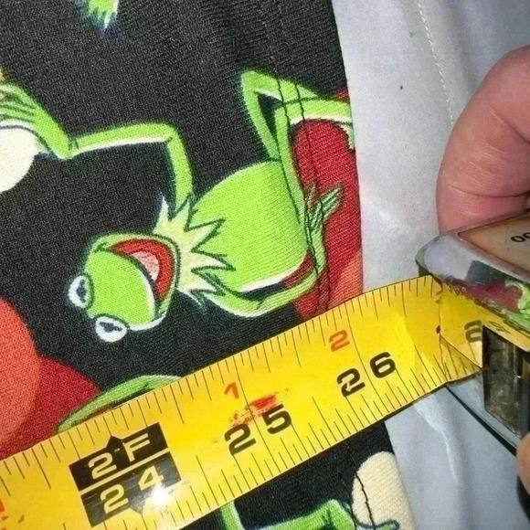 Lularoe‎ XS Kermit for Disney Randy baseball tee. Heather gray sleeves. NWT - Picture 6 of 6